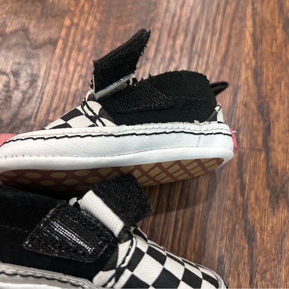 Vans Black and White Checkered Baby Shoes - Picture 2 of 9